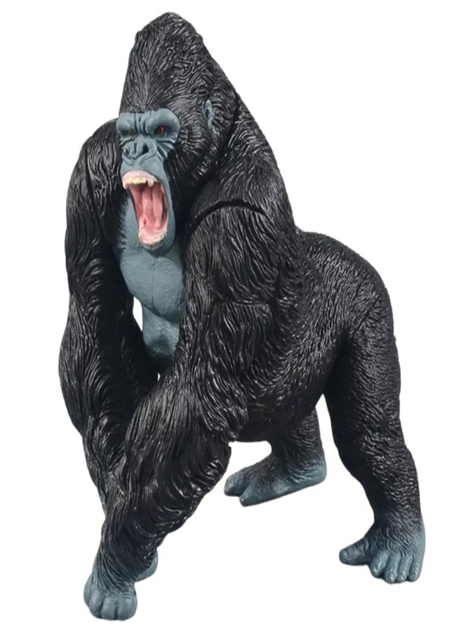 FUNFOB Gorilla King Kong Action Figure Toy Height- 18cm PVC Plastic Material | Gorilla Black - Image 1